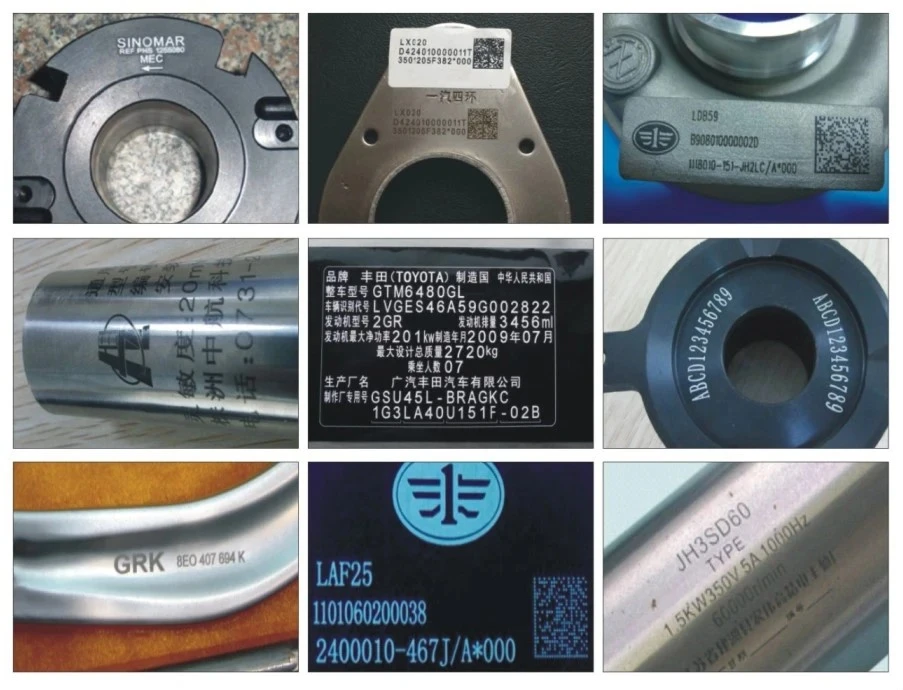 30w 50w metal laser marking engraving machine