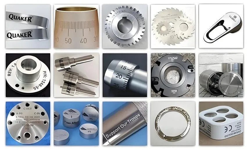 Metal fiber laser marking Metal fiber laser marking